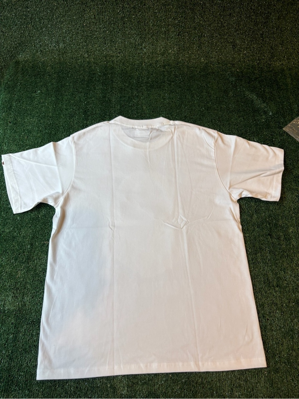 A Bathing Ape x Burberry White Plaid Logo Tee - Picture 3 of 9